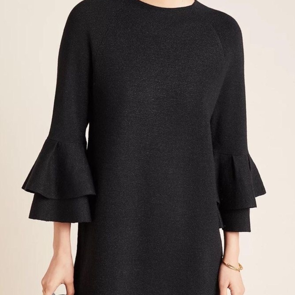 NWT Anthropologie Claudette Ruffled Dress NWT